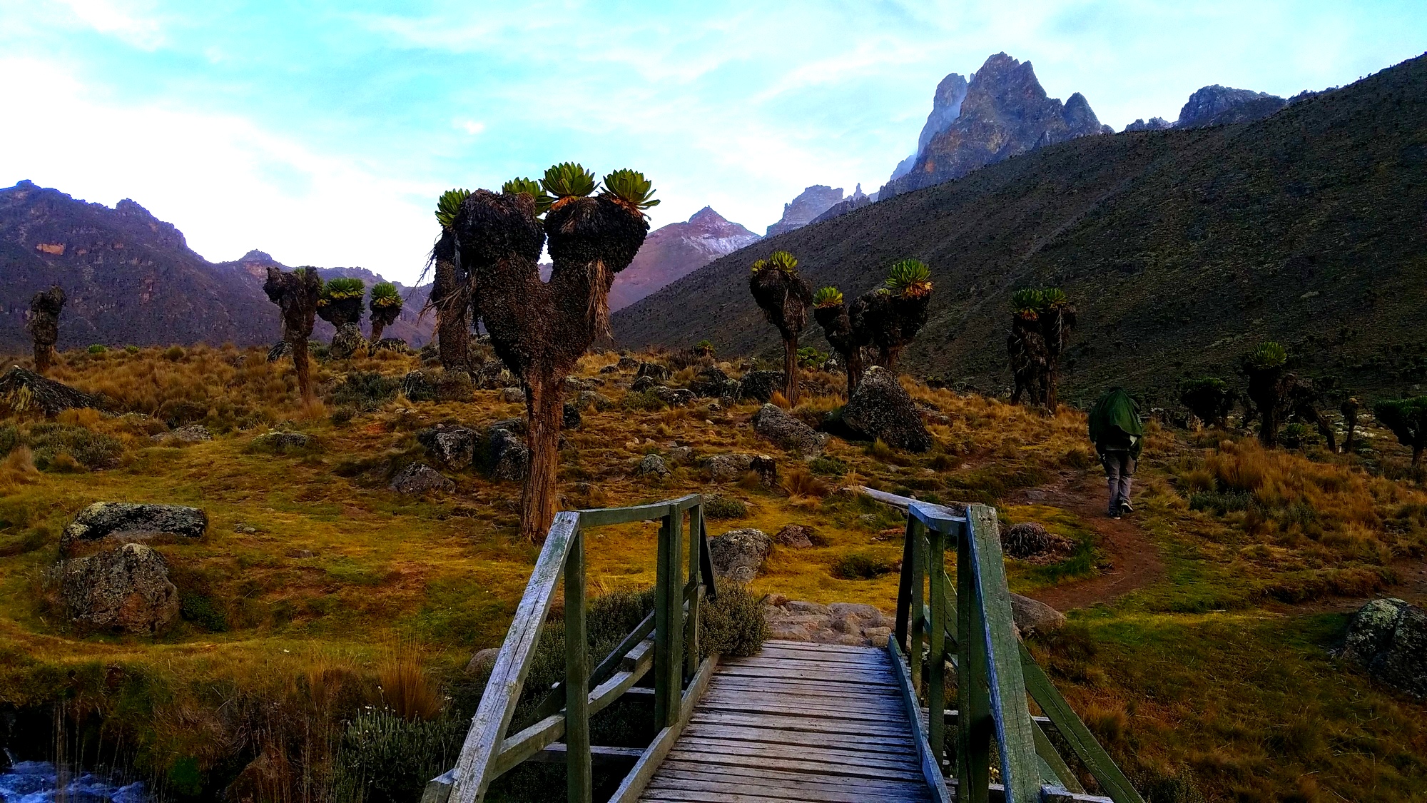 Climbing Kenya